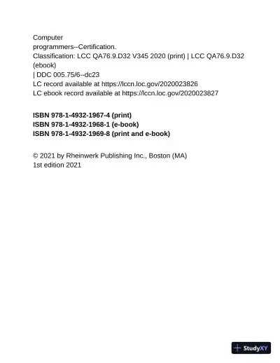 SAP HANA 2.0 Certification Guide: Technology Associate Exam (2021) - Page 5 preview image