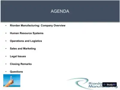 RIORDAN MANUFACTURING Business Systems - Team B BSA 502 - Page 3 preview image