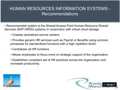RIORDAN MANUFACTURING Business Systems - Team B BSA 502 - Page 6 preview image