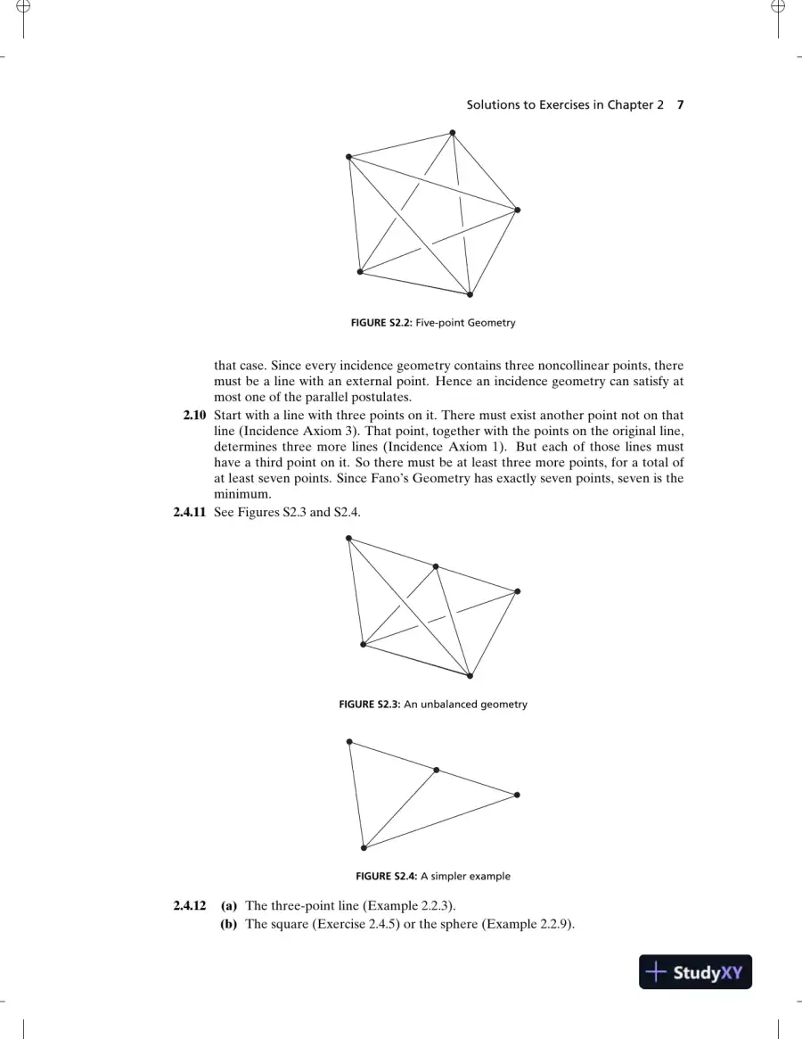 Solution Manual for Foundations of Geometry, 2nd Edition, page 10