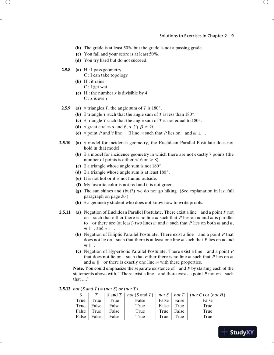 Solution Manual for Foundations of Geometry, 2nd Edition, page 12