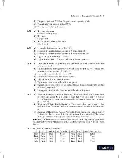 Solution Manual for Foundations of Geometry, 2nd Edition - Page 12 preview image