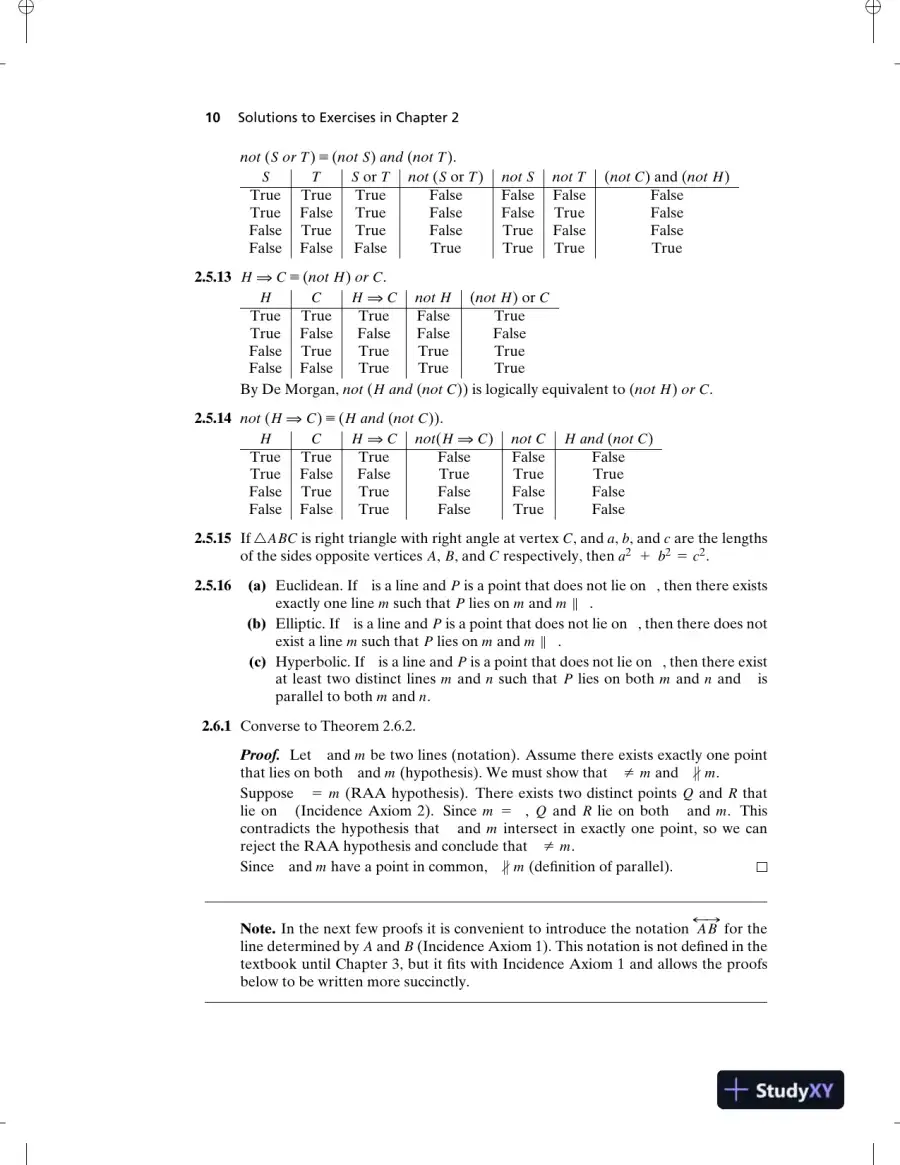 Solution Manual for Foundations of Geometry, 2nd Edition, page 13