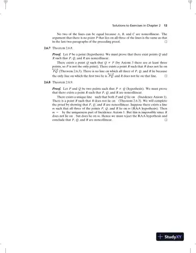 Solution Manual for Foundations of Geometry, 2nd Edition - Page 16 preview image