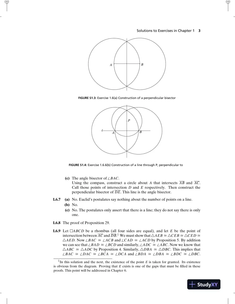 Solution Manual for Foundations of Geometry, 2nd Edition, page 6