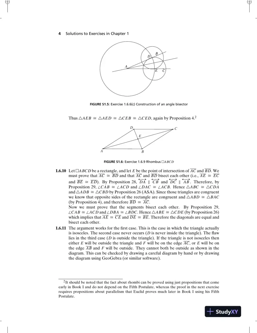 Solution Manual for Foundations of Geometry, 2nd Edition, page 7