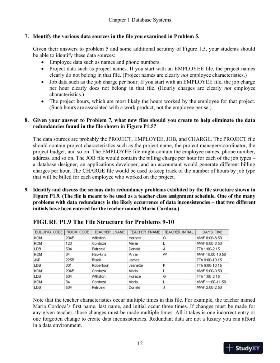Solution Manual For Database Systems: Design, Implementation, and Management, 13th Edition, page 13