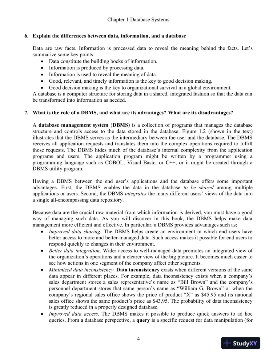 Solution Manual For Database Systems: Design, Implementation, and Management, 13th Edition, page 5