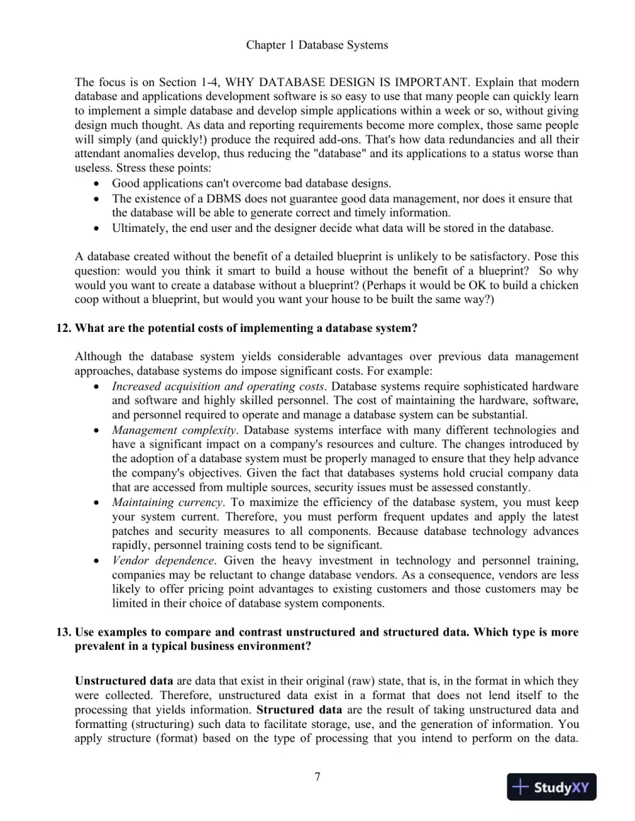 Solution Manual For Database Systems: Design, Implementation, and Management, 13th Edition, page 8