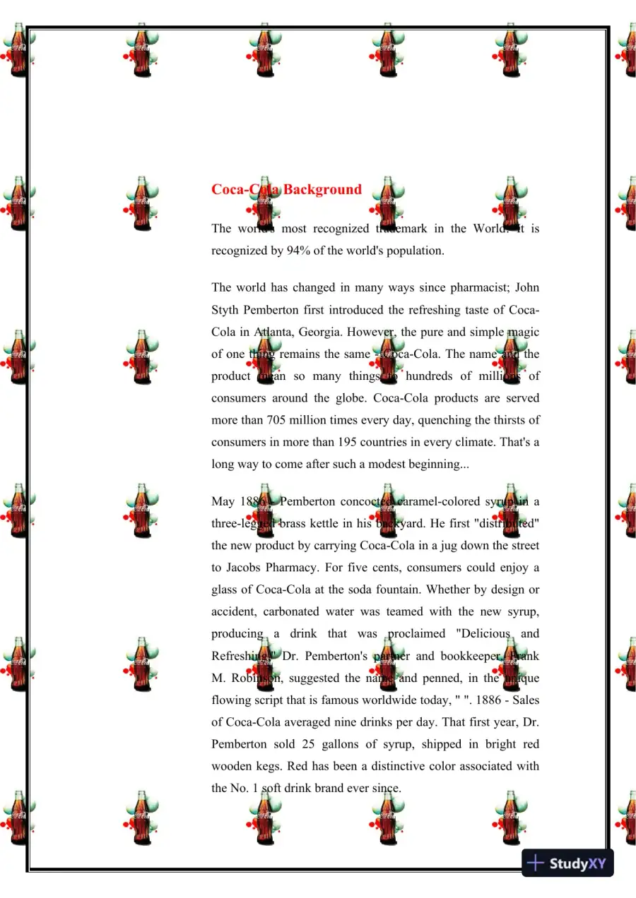 ITGD4105.101 : Information Technology Planning and Management plan about Coca-Cola Company, page 10