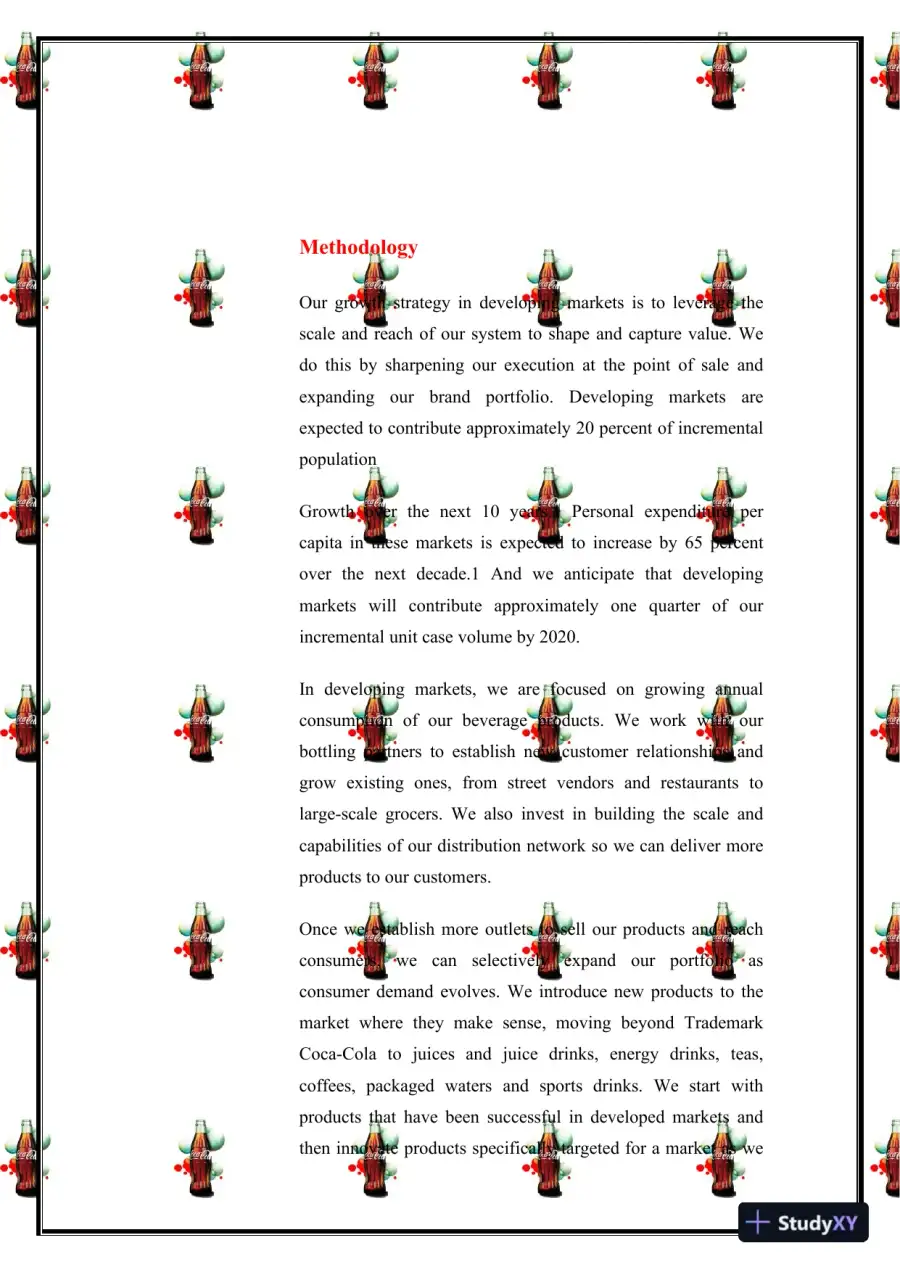 ITGD4105.101 : Information Technology Planning and Management plan about Coca-Cola Company, page 12