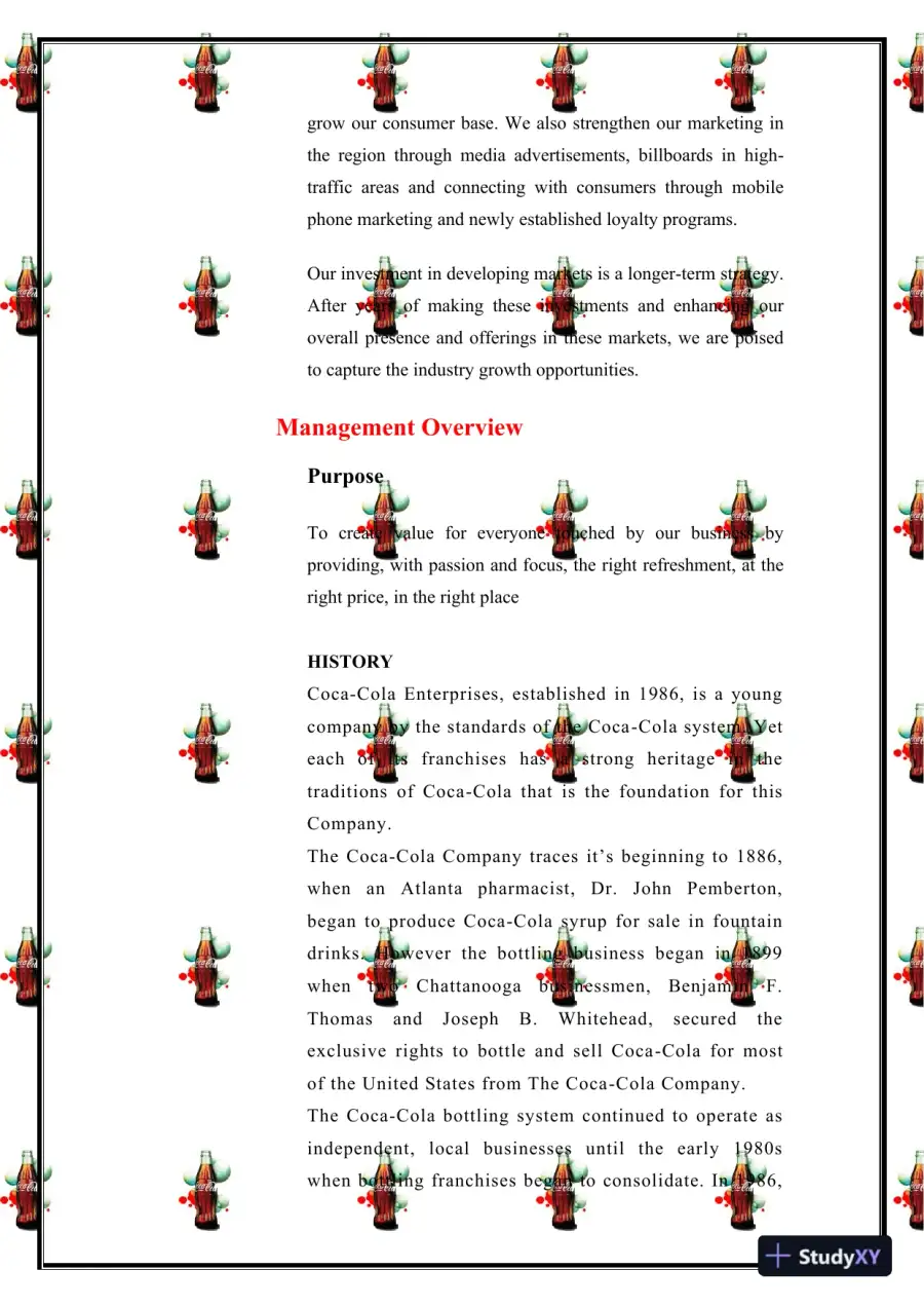 ITGD4105.101 : Information Technology Planning and Management plan about Coca-Cola Company, page 13