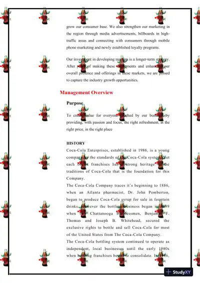 ITGD4105.101 : Information Technology Planning and Management plan about Coca-Cola Company - Page 13 preview image