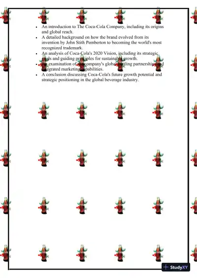 ITGD4105.101 : Information Technology Planning and Management plan about Coca-Cola Company - Page 3 preview image