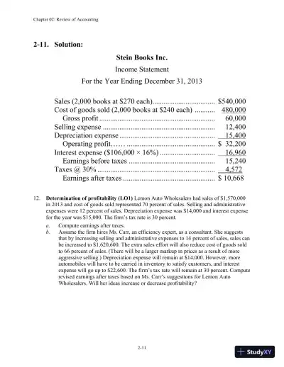 Corporate Finance Foundations Global Edition Solution Manual - Page 16 preview image