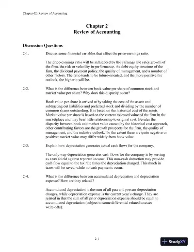 Corporate Finance Foundations Global Edition Solution Manual - Page 6 preview image