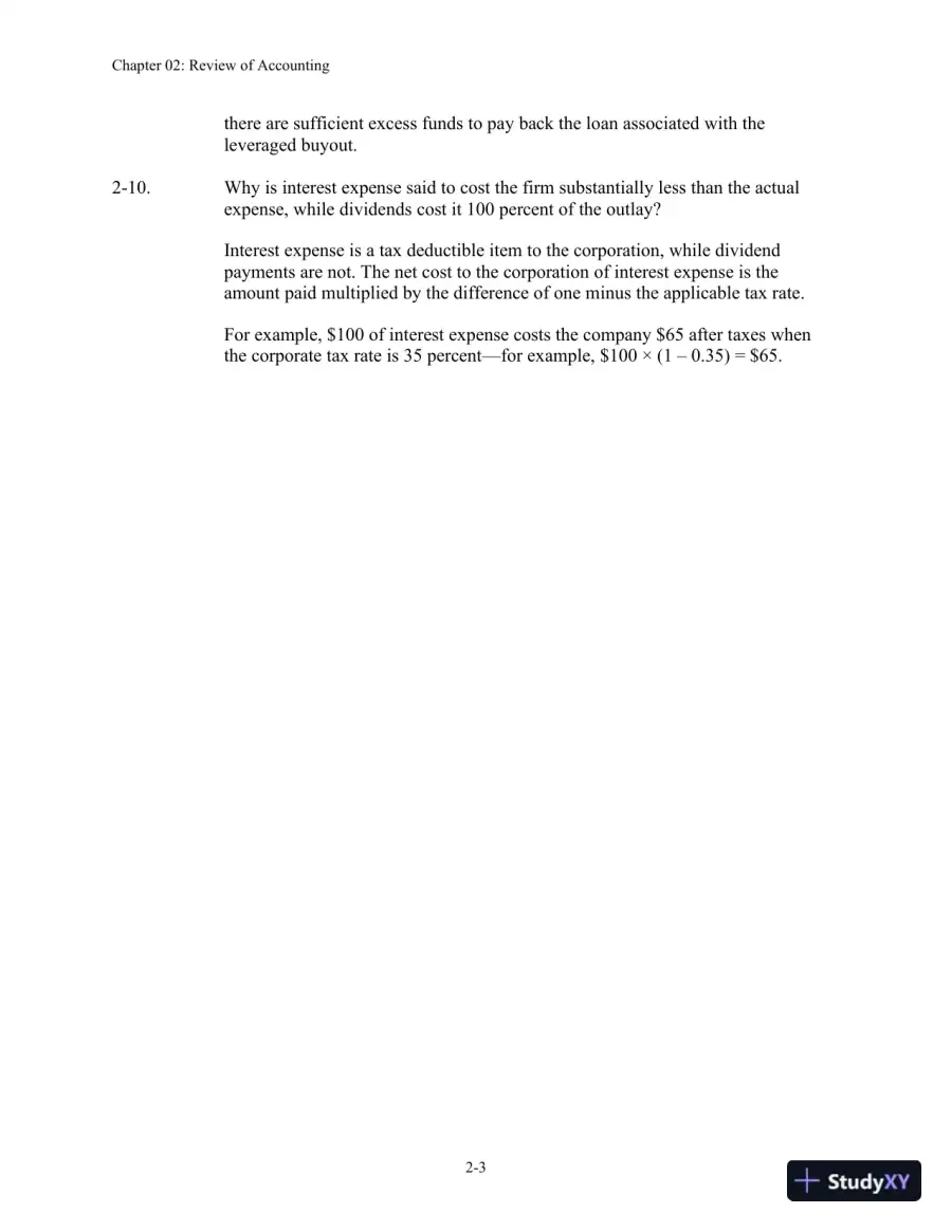 Corporate Finance Foundations Global Edition Solution Manual, page 8