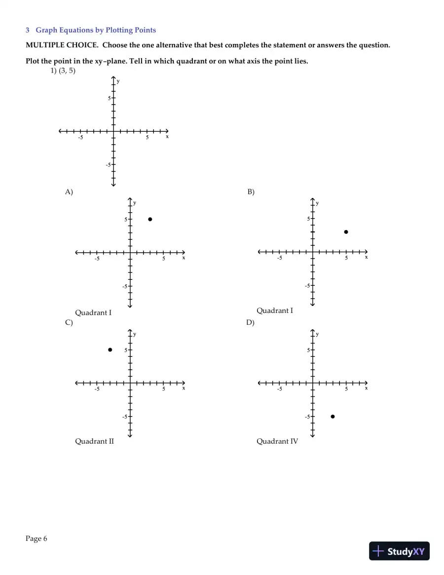 Test Bank for Algebra and Trigonometry Enhanced with Graphing Utilities , 7th Edition, page 7