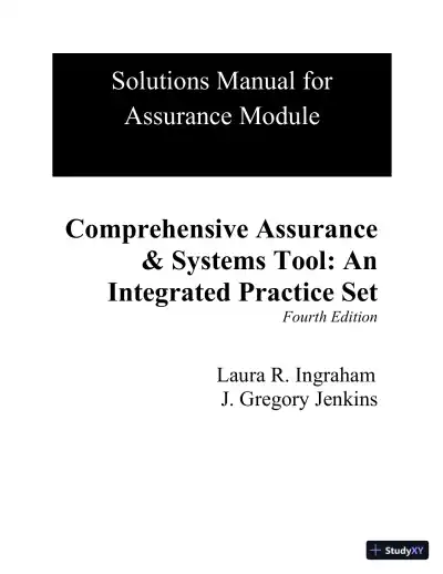Solution Manual for Assurance Practice Set for Comprehensive Assurance & Systems Tool (CAST), 4th Edition - Page 1 preview image