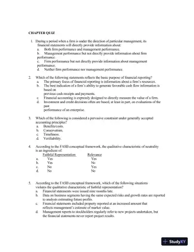Solution Manual for Financial Reporting and Analysis, 6th Edition - Page 12 preview image