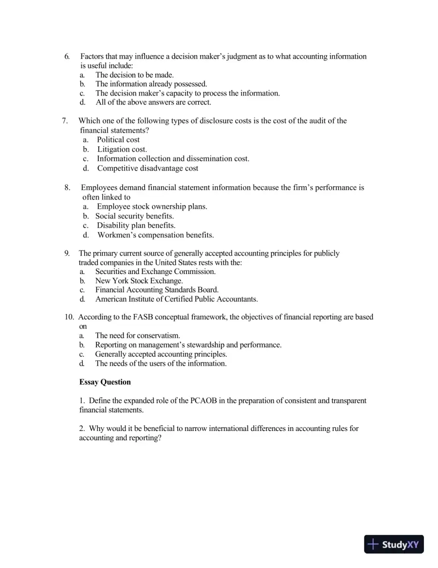 Solution Manual for Financial Reporting and Analysis, 6th Edition, page 13