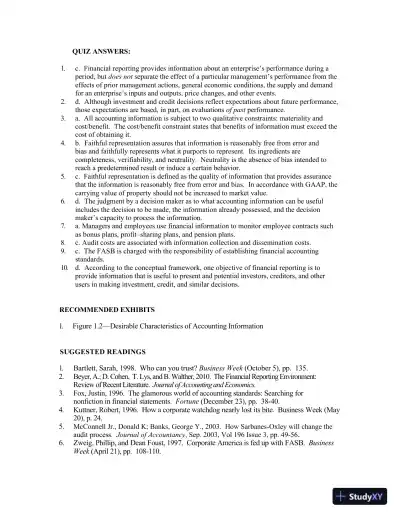 Solution Manual for Financial Reporting and Analysis, 6th Edition - Page 14 preview image