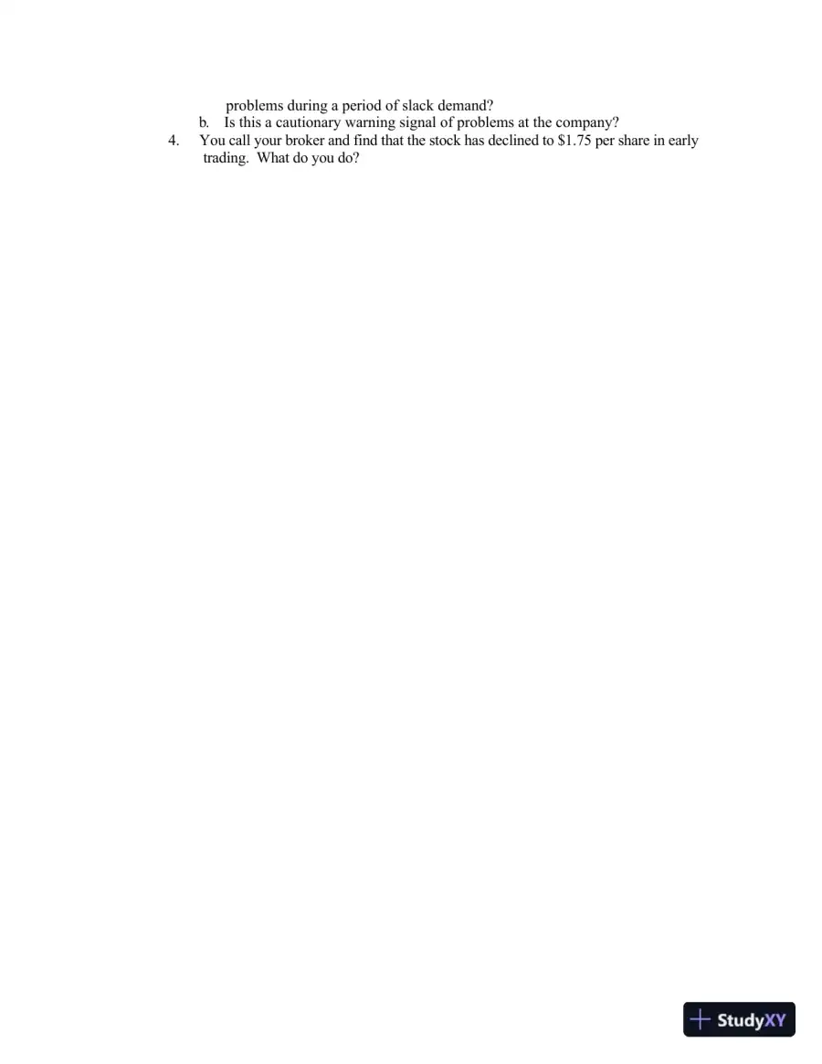 Solution Manual for Financial Reporting and Analysis, 6th Edition, page 3