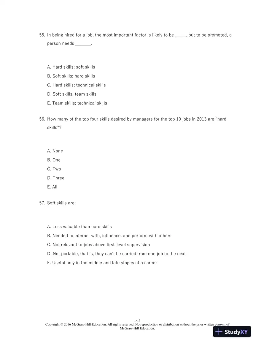 Organizational Behavior: A Practical, Problem-Solving Approach 1st Edition Test Bank, page 12