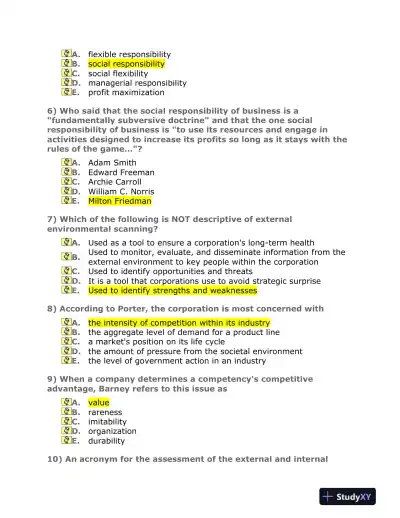MGT-498 Final Exam - Page 3 preview image