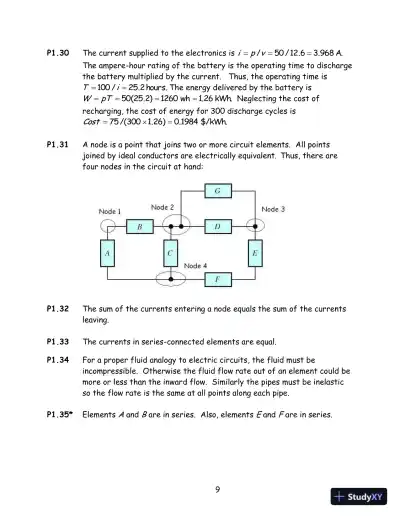 Solution Manual for Electrical Engineering: Principles and Applications, 7th Edition - Page 10 preview image