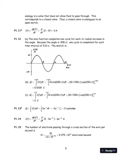 Solution Manual for Electrical Engineering: Principles and Applications, 7th Edition - Page 6 preview image