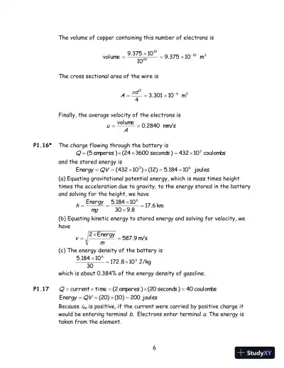 Solution Manual for Electrical Engineering: Principles and Applications, 7th Edition - Page 7 preview image