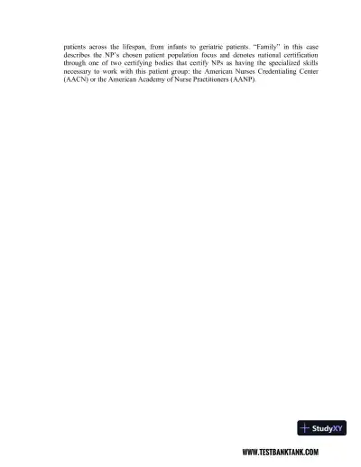 Nurse Practitioner's Business Practice and Legal Guide 6th Edition Test Bank - Page 3 preview image