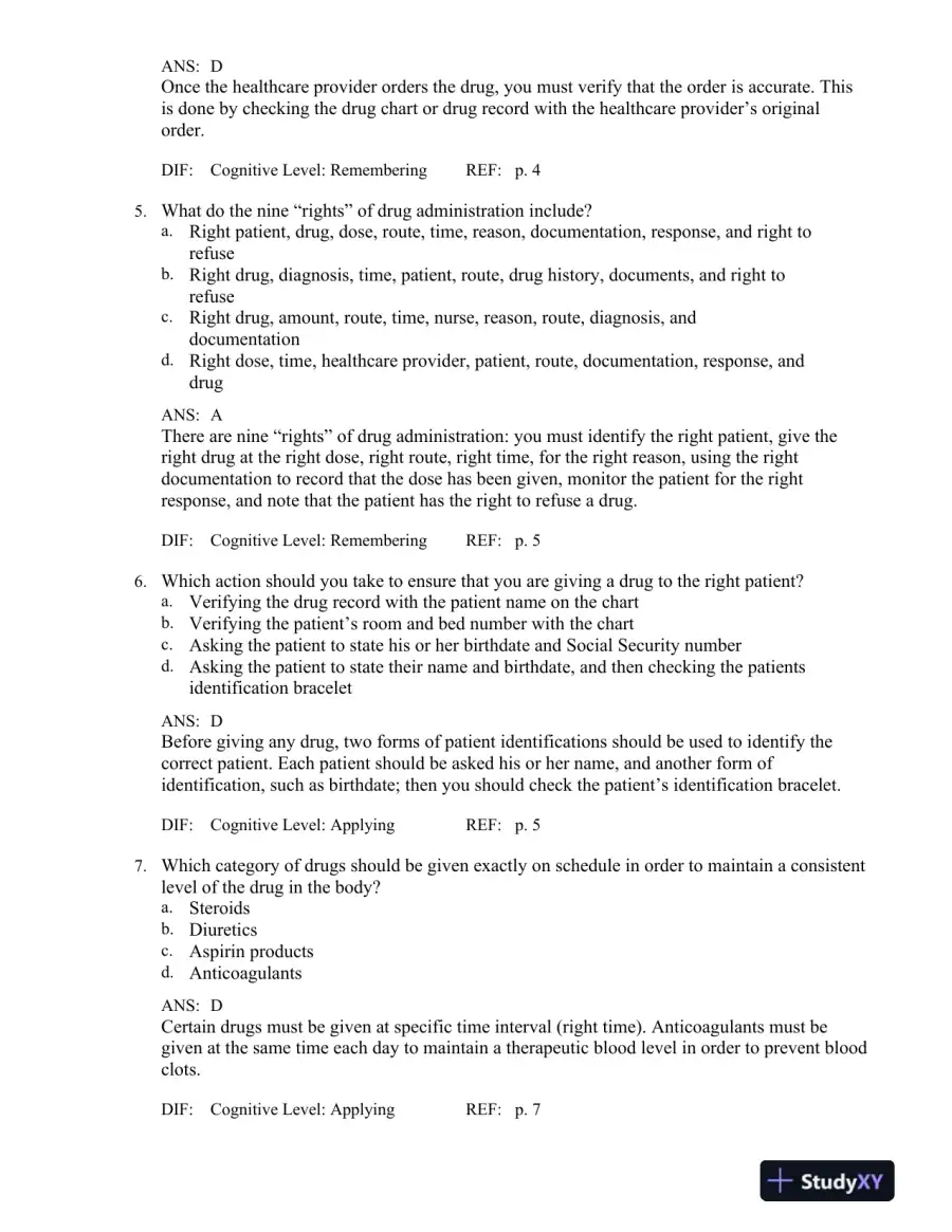Introduction to Clinical Pharmacology 9th Edition Test Bank, page 3
