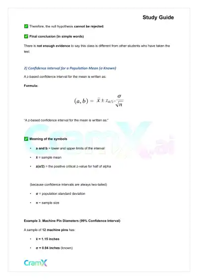 Statistics - Univariate Inferential Tests - Page 5 preview image