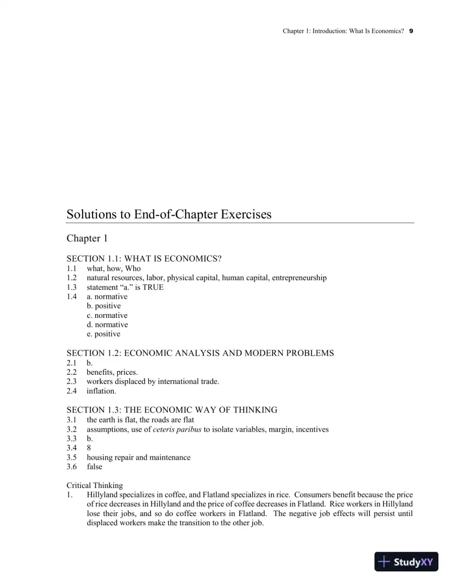 Solution Manual for Microeconomics Principles, Applications and Tools, 10th Edition, page 13