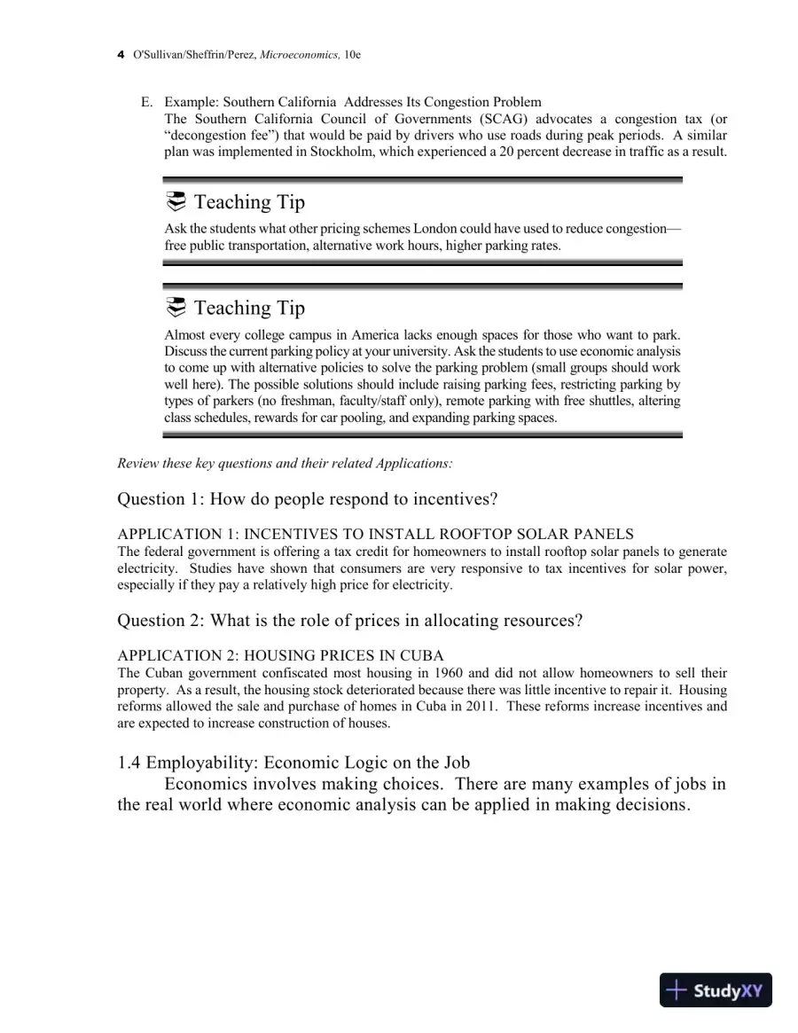 Solution Manual for Microeconomics Principles, Applications and Tools, 10th Edition, page 7