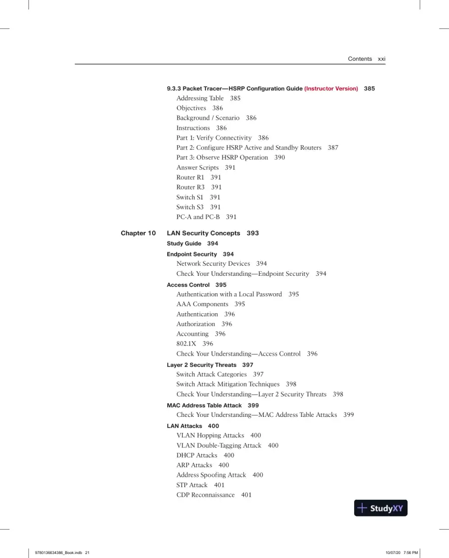 Lecture Notes for CCNA 2 v7 Labs and Study Guide, page 20