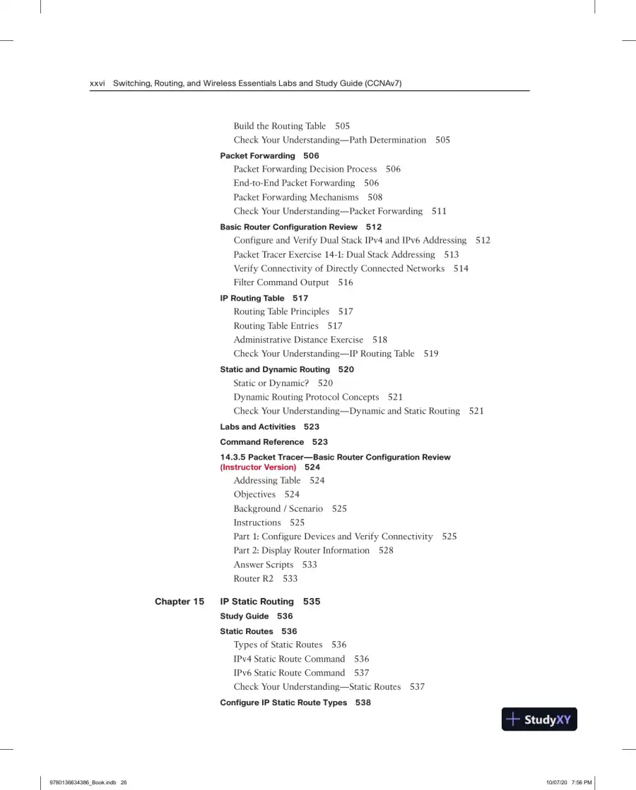 Lecture Notes for CCNA 2 v7 Labs and Study Guide, page 25