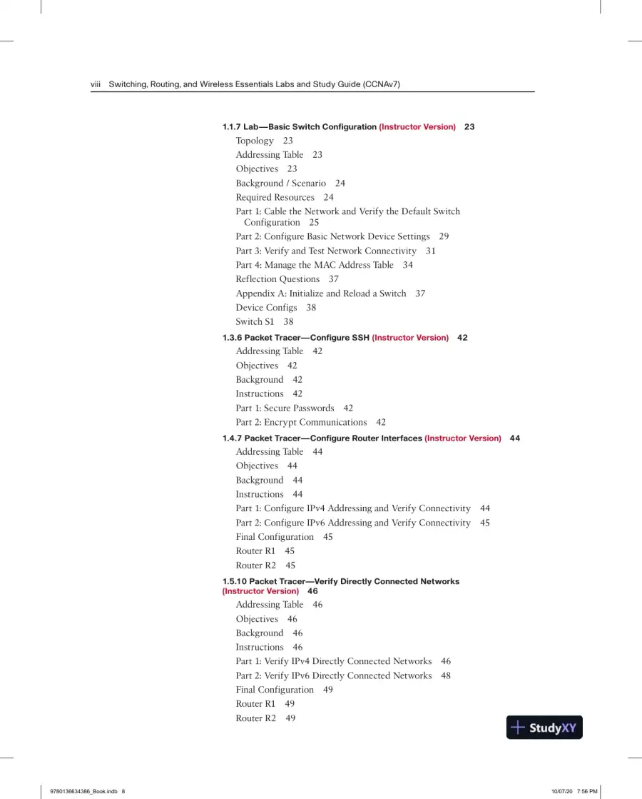 Lecture Notes for CCNA 2 v7 Labs and Study Guide, page 7