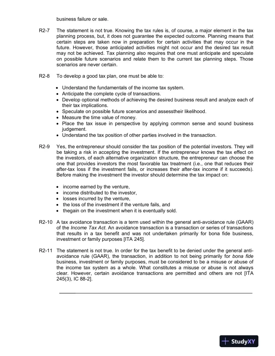 Canadian Income Taxation 2017/, 2017/, 2017/2018 Edition Solution Manual, page 6