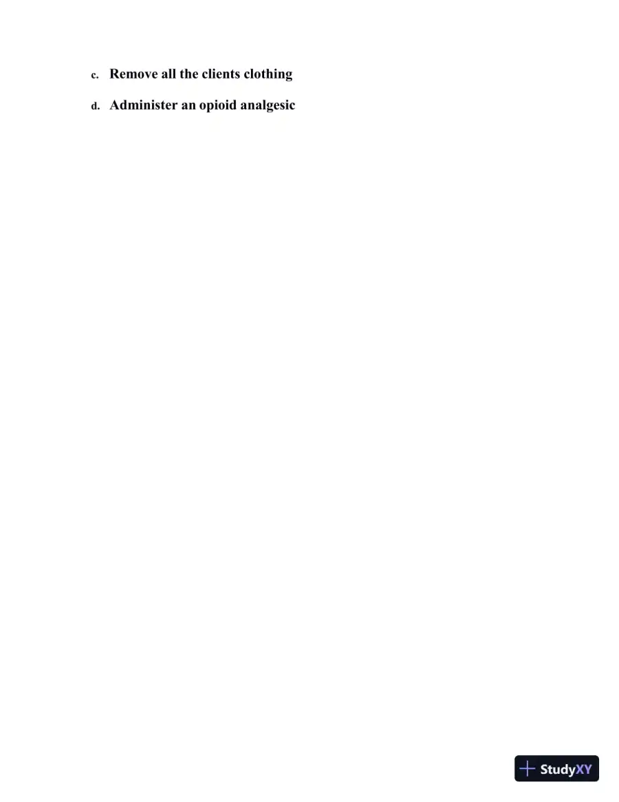 2019 ATI RN Medsurg Proctored Exam with Answers (66 Solved Questions), page 7