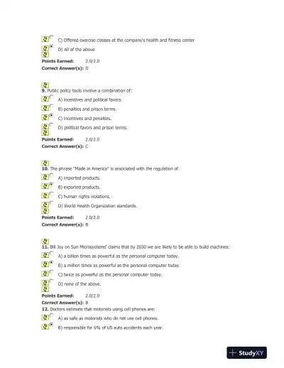 BA301 Final Exam Perfect Score - Page 4 preview image