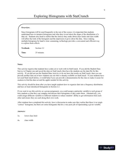Solution Manual for Statistics: Informed Decisions Using Data, 6th Edition - Page 15 preview image