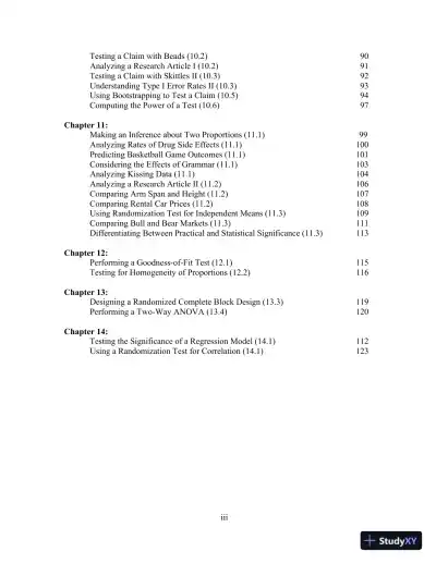 Solution Manual for Statistics: Informed Decisions Using Data, 6th Edition - Page 5 preview image