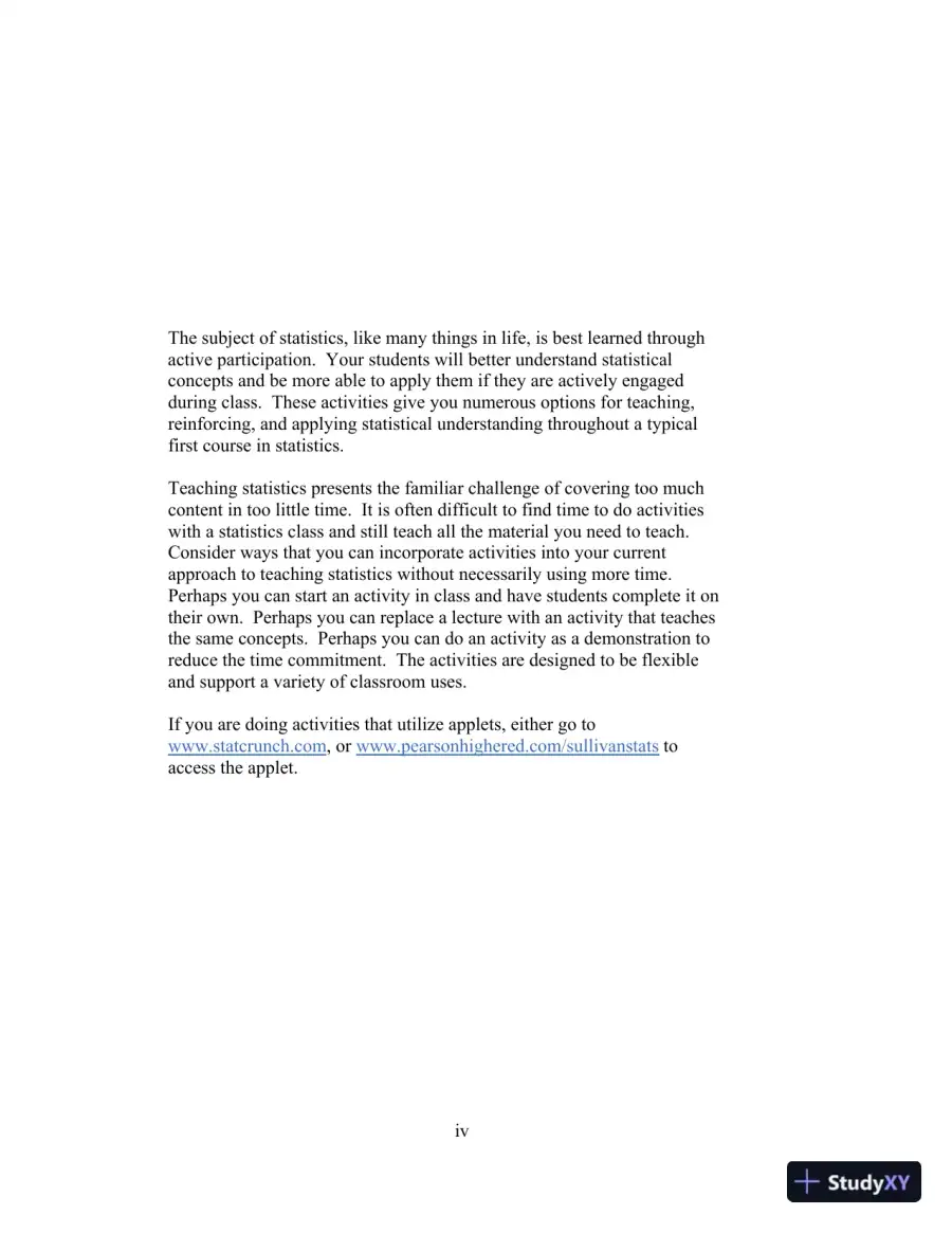Solution Manual for Statistics: Informed Decisions Using Data, 6th Edition, page 6