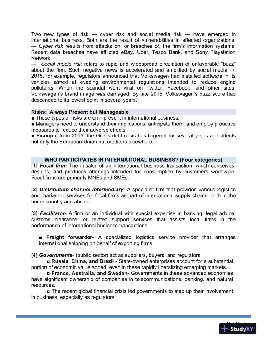 Solution Manual for International Business The New Realities, 5th Edition, page 15