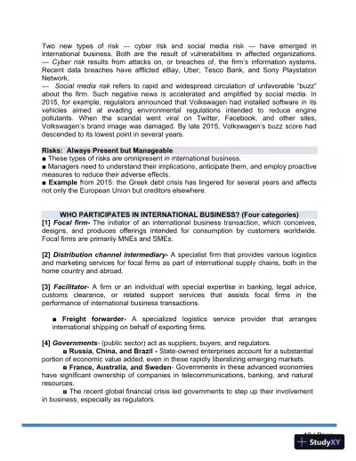 Solution Manual for International Business The New Realities, 5th Edition - Page 15 preview image