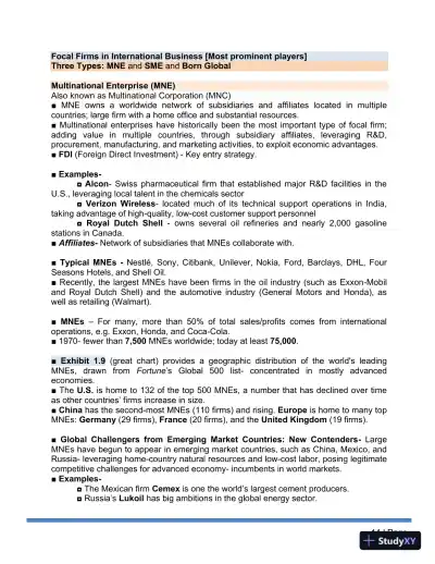 Solution Manual for International Business The New Realities, 5th Edition - Page 16 preview image