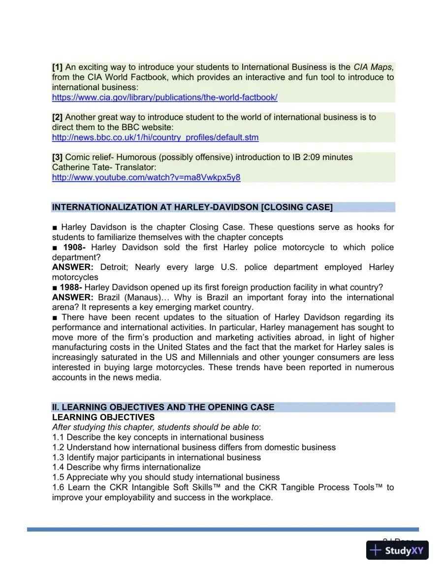 Solution Manual for International Business The New Realities, 5th Edition, page 4